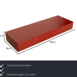 Discount Pamono Kettnacker Wooden Sideboard in Red