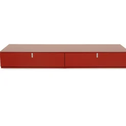 Discount Pamono Kettnacker Wooden Sideboard in Red