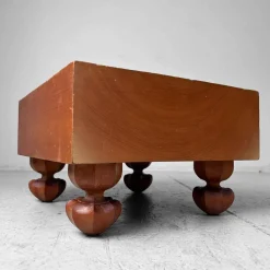 Pamono Keyaki Wood Shogi Game Board, Japan, 1940s