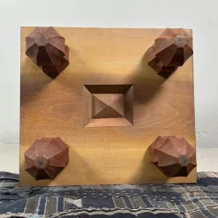Pamono Keyaki Wood Shogi Game Board, Japan, 1920s><noscript><img width=