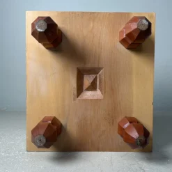 Pamono Keyaki Wooden Shogi Game Board, Japan, 1920s><noscript><img width=