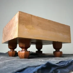 Pamono Keyaki Wooden Shogi Game Board, Japan, 1920s><noscript><img width=