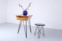 Best Pamono Kid's Desk on Hairpin Legs by Cees Braakman for Pastoe, 1950s
