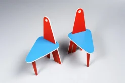 Pamono Kids Rocker and Chairs Set, Italy, 1960s><noscript><img width=