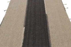 Pamono Kilim in Beige and Black Textural Stripes from R&K Principal Jahanshah Nazmiyal><noscript><img width=