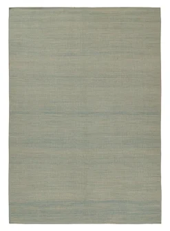 Outlet Pamono Kilim in Green and Beige Stripes from R&K Principal Jahanshah Nazmiyal