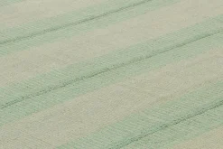 Pamono Kilim in Seafoam Textural Stripes from R&K Principal Jahanshah Nazmiyal> Carpets & Textiles|Carpets & Textiles