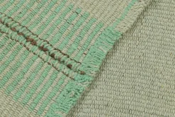 Pamono Kilim in Seafoam Textural Stripes from R&K Principal Jahanshah Nazmiyal><noscript><img width=