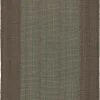 Pamono Kilim Rug in Brown and Blue Textural Stripes from R&K Principal Jahanshah Nazmiyal> Carpets & Textiles|Carpets & Textiles