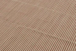 Best Pamono Kilim with Textural Beige and Brown Stripes from R&K Principal Jahanshah Nazmiyal