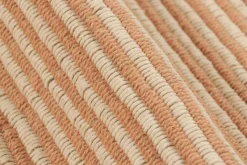 New Pamono Kilim with Textural Beige and Pink Stripes from R&K Principal Jahanshah Nazmiyal