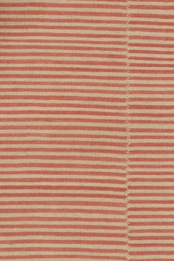 Pamono Kilim with Textural Beige and Orange Stripes from R&K Principal Jahanshah Nazmiyal><noscript><img width=