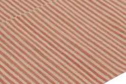 Pamono Kilim with Textural Beige and Orange Stripes from R&K Principal Jahanshah Nazmiyal><noscript><img width=