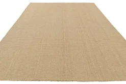 Discount Pamono Kilim with Textural Beige and Taupe Stripes from R&K Principal Jahanshah Nazmiyal