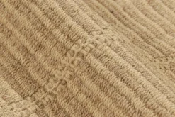 Discount Pamono Kilim with Textural Beige and Taupe Stripes from R&K Principal Jahanshah Nazmiyal