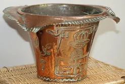 Discount Pamono King Henry IV Coat of Arms or Armorial Crest Ice Bucket in Copper