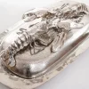 Pamono King Size Lobsters Dish in Silver-Plating by Franco Lapini, 1970s> Serving Dishes