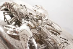 Pamono King Size Lobsters Dish in Silver-Plating by Franco Lapini, 1970s><noscript><img width=