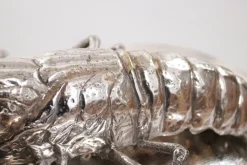 Pamono King Size Lobsters Dish in Silver-Plating by Franco Lapini, 1970s><noscript><img width=
