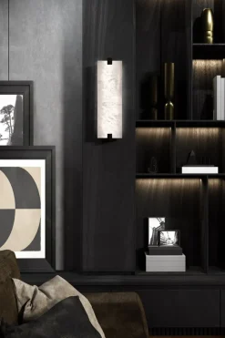 Pamono Kinkairo Sconce by Alabastro Italiano><noscript><img width=