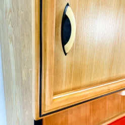 Pamono Kitchen Cupboard with Red Formica Top from Baumann Möbel, 1960s><noscript><img width=