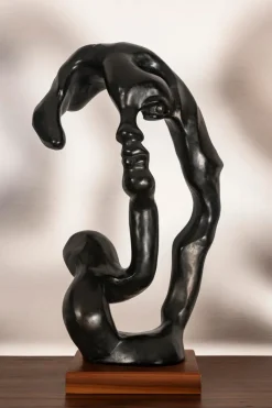 Hot Pamono Klara Sever, Surrealist Sculpture of a Woman, 1979, Plaster