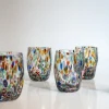 Pamono Klimt Murano Glasses by Mariana Iskra for Ribes Studio, Set of 6> Tabletop|Glassware
