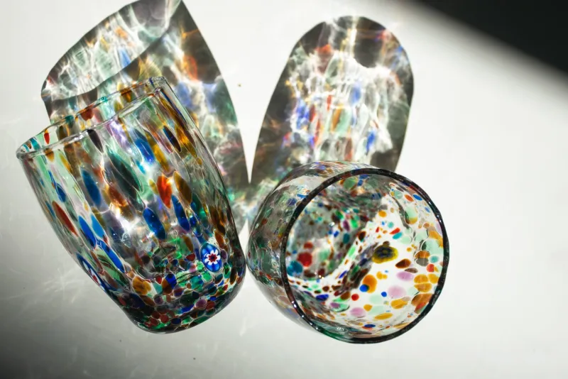 Pamono Klimt Murano Glasses by Mariana Iskra for Ribes Studio, Set of 6> Tabletop|Glassware