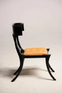 Pamono Klismos Black Chair from Pescetta><noscript><img width=