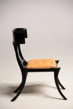 Pamono Klismos Black Chair from Pescetta><noscript><img width=
