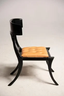 Pamono Klismos Black Chair from Pescetta><noscript><img width=