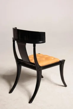 Pamono Klismos Black Chair from Pescetta><noscript><img width=