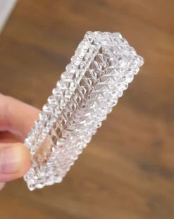 Online Pamono Knife Holders Cut Into Small Facets in Lorraine Crystal, 1950s, Set of 12