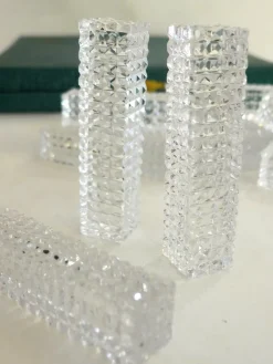 Online Pamono Knife Holders Cut Into Small Facets in Lorraine Crystal, 1950s, Set of 12