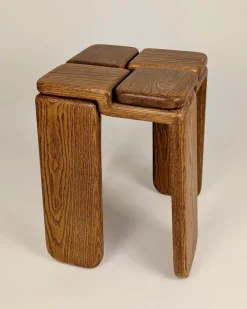 Pamono Knot Stool by Luis Gimeno><noscript><img width=