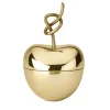 Pamono Knotted Cherry Medium Box in Brass by Nika Zupanc> Trunks, Crates & Baskets