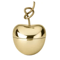 Pamono Knotted Cherry Medium Box in Brass by Nika Zupanc> Trunks, Crates & Baskets