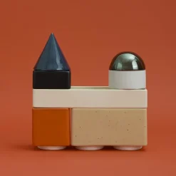 Outlet Pamono KNSTRKT Stackable Tableware by Studio Berg, Set of 7