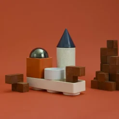 Outlet Pamono KNSTRKT Stackable Tableware by Studio Berg, Set of 6