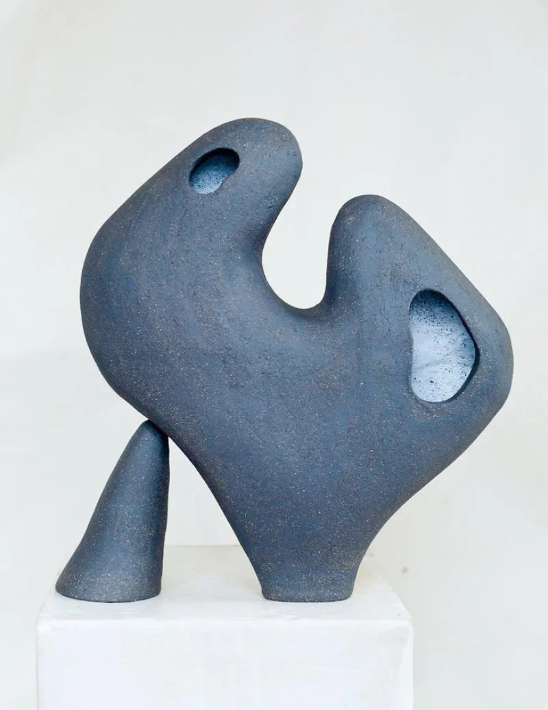 Pamono Kodama 17 Ceramic Sculpture by Noe Kuremoto> Decorative Objects