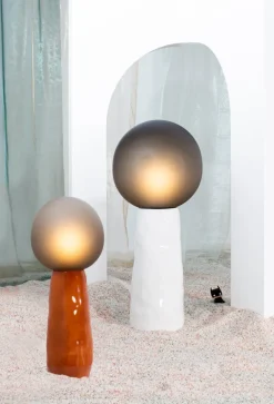 Pamono Kokeshi High Grey Acetato Terracotta Floor Lamp by Pulpo><noscript><img width=