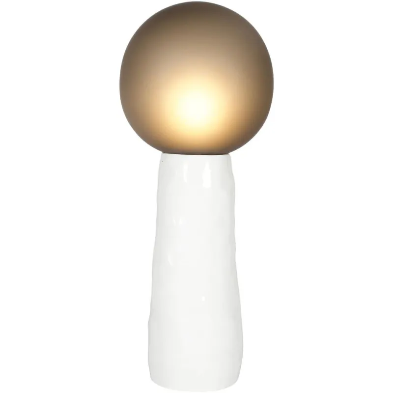 Pamono Kokeshi Medium Grey Acetato White Floor Lamp by Pulpo