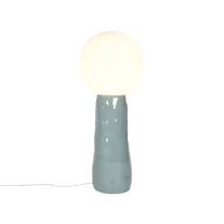 Pamono Kokeshi Medium Grey Acetato White Floor Lamp by Pulpo