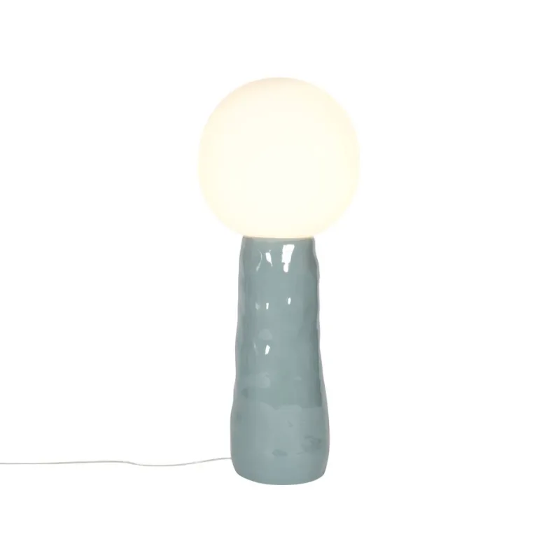 Pamono Kokeshi Medium Grey Acetato White Floor Lamp by Pulpo