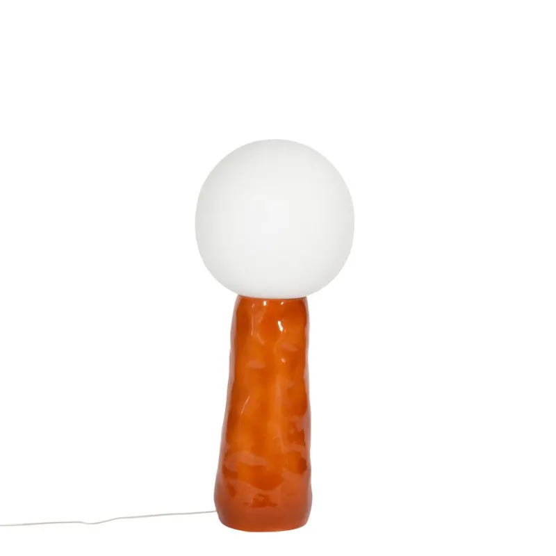 Pamono Kokeshi Medium Grey Acetato White Floor Lamp by Pulpo