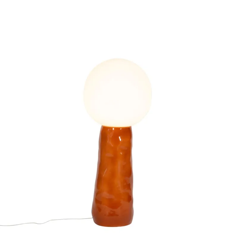 Pamono Kokeshi Medium Grey Acetato White Floor Lamp by Pulpo