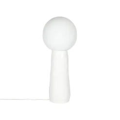 Pamono Kokeshi Medium Grey Acetato White Floor Lamp by Pulpo