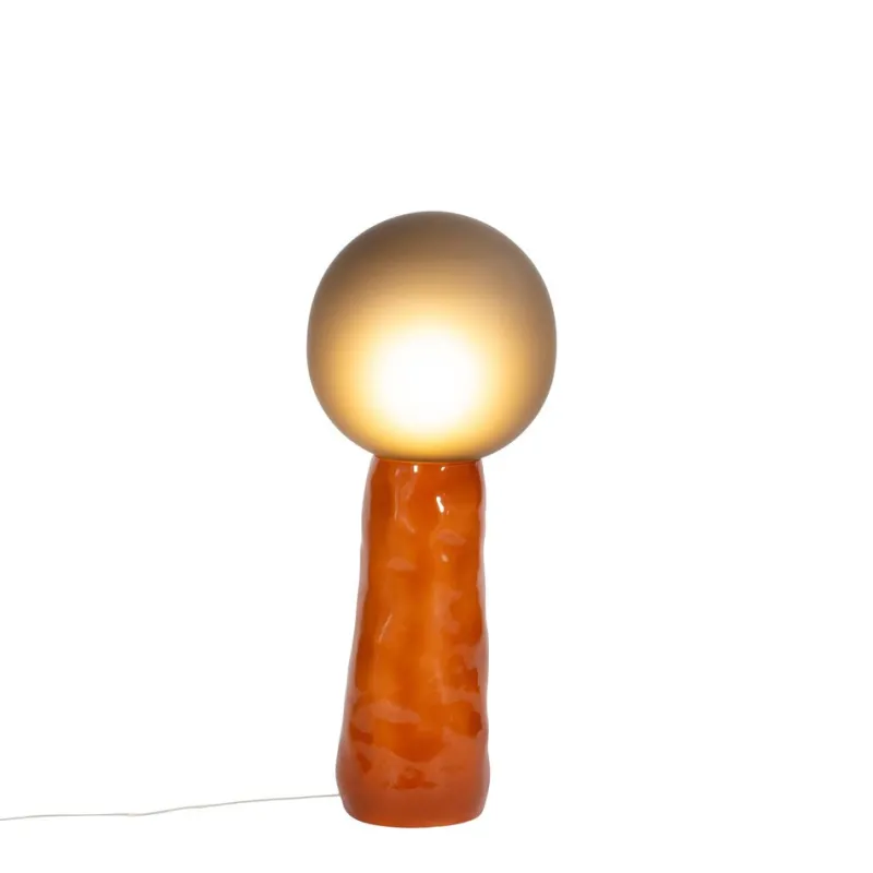 Pamono Kokeshi Medium Grey Acetato White Floor Lamp by Pulpo
