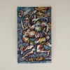 Outlet Pamono Komarov Vitali, Abstract Neo-Expressionist Composition, 1990, Oil on Canvas