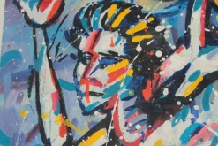 Outlet Pamono Komarov Vitali, Abstract Neo-Expressionist Composition, 1990, Oil on Canvas